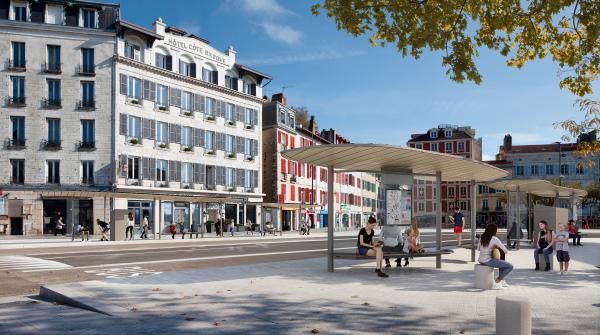 abris voyageur - Bayonne Gare