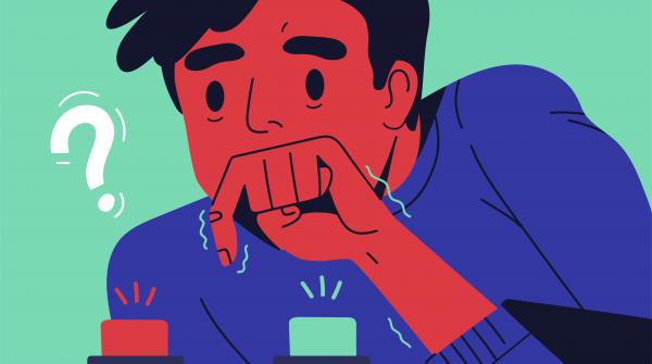 Illustration d'un choix à faire entre deux options